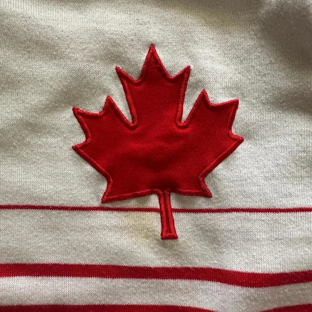 Vintage Team Canada Asics Long Sleeve Jersey shirt Made in Japan - Picture 5 of 8